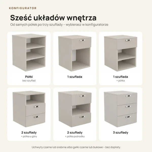 Szafka nocna - Kaszmir