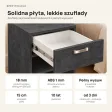 Szafka nocna - Beton Czarny