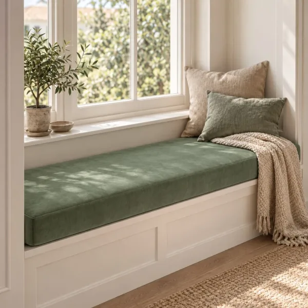 Siedzisko tapicerowane na wymiar Magic Velvet 2243 khaki