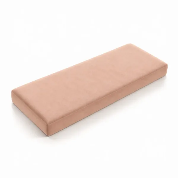 Siedzisko tapicerowane na wymiar Magic Velvet 2261 brzoskwinia pastelowa
