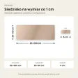 Siedzisko tapicerowane na wymiar Magic Velvet 2282 truflowy
