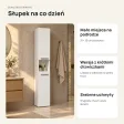 Słupek łazienkowy 31 cm z krótkimi drzwiczkami – Biały