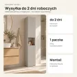 Słupek łazienkowy 31 cm z krótkimi drzwiczkami – Kaszmir
