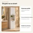 Słupek łazienkowy 40 cm z drzwiczkami, wysokość 170 cm – Biały