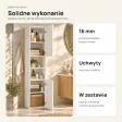 Słupek łazienkowy 40 cm z drzwiczkami, wysokość 170 cm – Biały