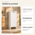 Szafka łazienkowa 35 cm z drzwiczkami i 3 półkami, 90 cm – Biały