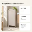 Szafka łazienkowa 35 cm z drzwiczkami i 3 półkami, 90 cm – Kaszmir