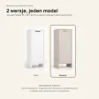 Szafka łazienkowa 35 cm z drzwiczkami i 3 półkami, 90 cm – Kaszmir