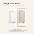 Szafka łazienkowa 35 cm z uchylnym koszem na pranie, 90 cm – Kaszmir