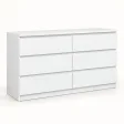 Komoda 138 cm z 6 szufladami – Biały