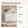 Komoda 138 cm z 6 szufladami – Biały