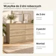 Komoda 138 cm z 6 szufladami – Dąb Sonoma