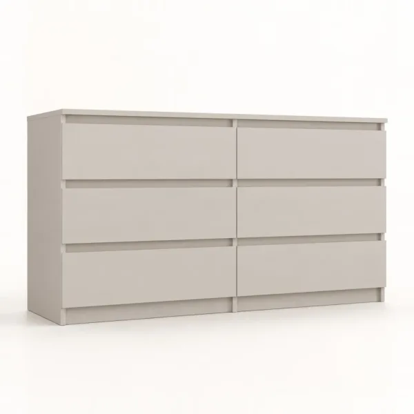 Komoda 138 cm z 6 szufladami – Kaszmir