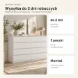 Komoda 138 cm z 8 szufladami – Biały