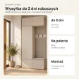 Garderoba do przedpokoju 100 cm: szafa + wieszak z siedziskiem, 238 cm – Kaszmir
