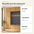 Garderoba do przedpokoju 150 cm: szafa + 2 wieszaki z siedziskami, 238 cm – Dąb Artisan