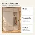 Garderoba do przedpokoju 150 cm: 2 szafy + wieszak z siedziskiem, 238 cm – Kaszmir