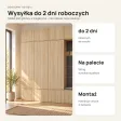 Garderoba do przedpokoju 200 cm: 3 szafy + wieszak z siedziskiem, 238 cm – Dąb Sonoma