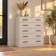 Szafka na buty 74 cm z 5 uchylnymi drzwiczkami – Kaszmir