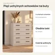 Szafka na buty 74 cm z 5 uchylnymi drzwiczkami – Kaszmir