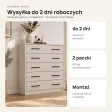 Szafka na buty 74 cm z 5 uchylnymi drzwiczkami – Kaszmir