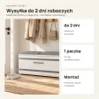Szafka na buty 85 cm z siedziskiem – Biały