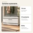 Szafka na buty 85 cm z siedziskiem – Biały