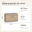 Szafka na buty 85 cm z siedziskiem – Dąb Sonoma