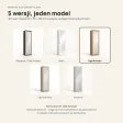 Szafa do przedpokoju 50 cm z lustrem, 180 cm – Dąb Artisan