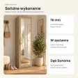 Szafa do przedpokoju 50 cm z lustrem, 180 cm – Dąb Sonoma
