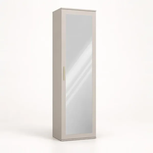Szafa do przedpokoju 50 cm z lustrem, 180 cm – Kaszmir