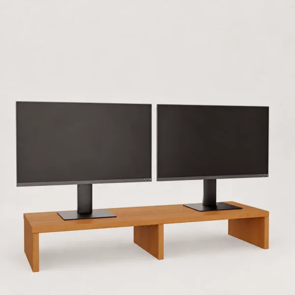 Podwójna podstawka pod monitor - Olcha