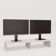 Podwójna podstawka pod monitor - Sosna