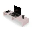 Podwójna podstawka pod monitor - Różowa