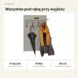 Wieszak ścienny pionowy - Szary - Na ubrania