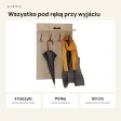 Wieszak ścienny pionowy - Dąb Sonoma - Na ubrania