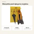Wieszak ścienny pionowy - Żółty - Na ubrania