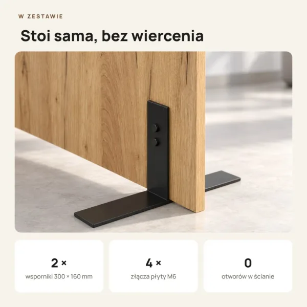 Ścianka działowa - Dąb Złoty