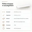 Półka wisząca - Biała