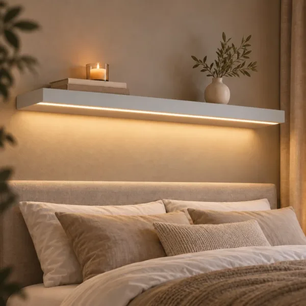Półka wisząca LED - Szara