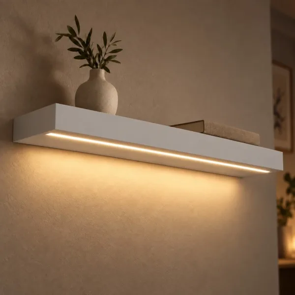 Półka wisząca LED - Szara