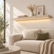 Półka wisząca LED - Dąb Sonoma