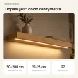 Półka wisząca LED - Dąb Złoty