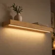 Półka wisząca LED - Dąb Złoty