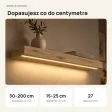 Półka wisząca LED - Dąb Kamienny