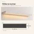 Półka wisząca LED - Sosna