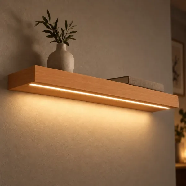 Półka wisząca LED - Olcha