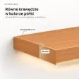 Półka wisząca LED - Olcha