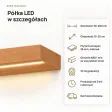 Półka wisząca LED - Olcha