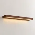 Półka wisząca LED - Orzech